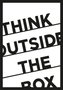 Wallity Think Outside The Box Accesorio de pared de metal Negro